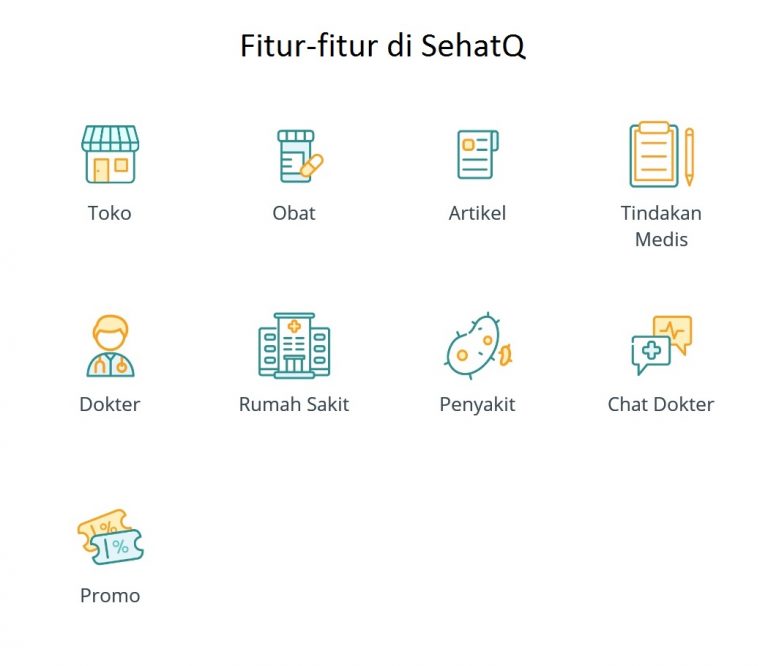 Berbagai Macam Fitur Di Sehatq.com